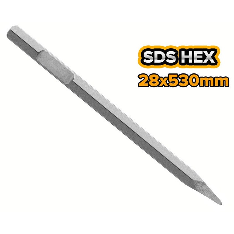 Ingco DBC0415301 Hex Pointed Chisel 28X530mm