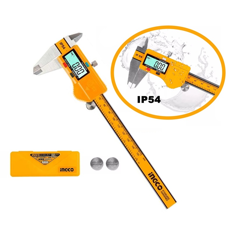 Ingco IP54 Digital Caliper (Dustproof & Splash proof)