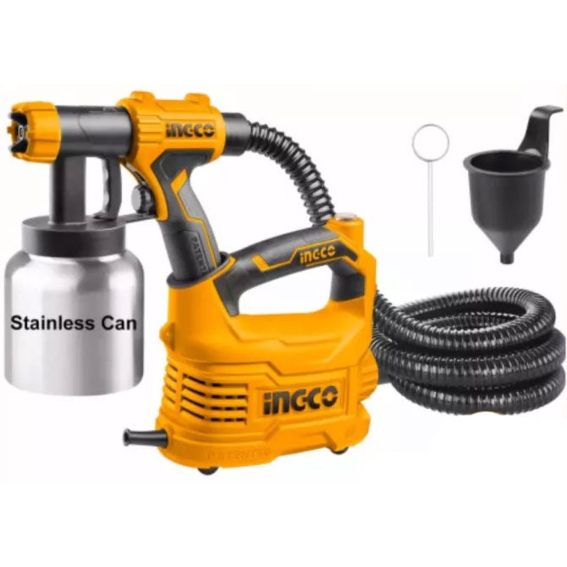 Ingco SPG5008-2 Electric Paint Spray Gun 500W Steel Can