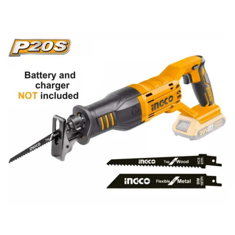 Ingco CRSLI1151 20V Cordless Reciprocating Saw (Bare)