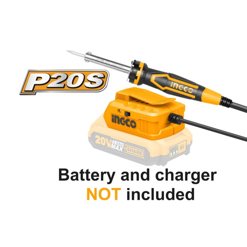 Ingco CSILI2001 20V Cordless Soldering Iron