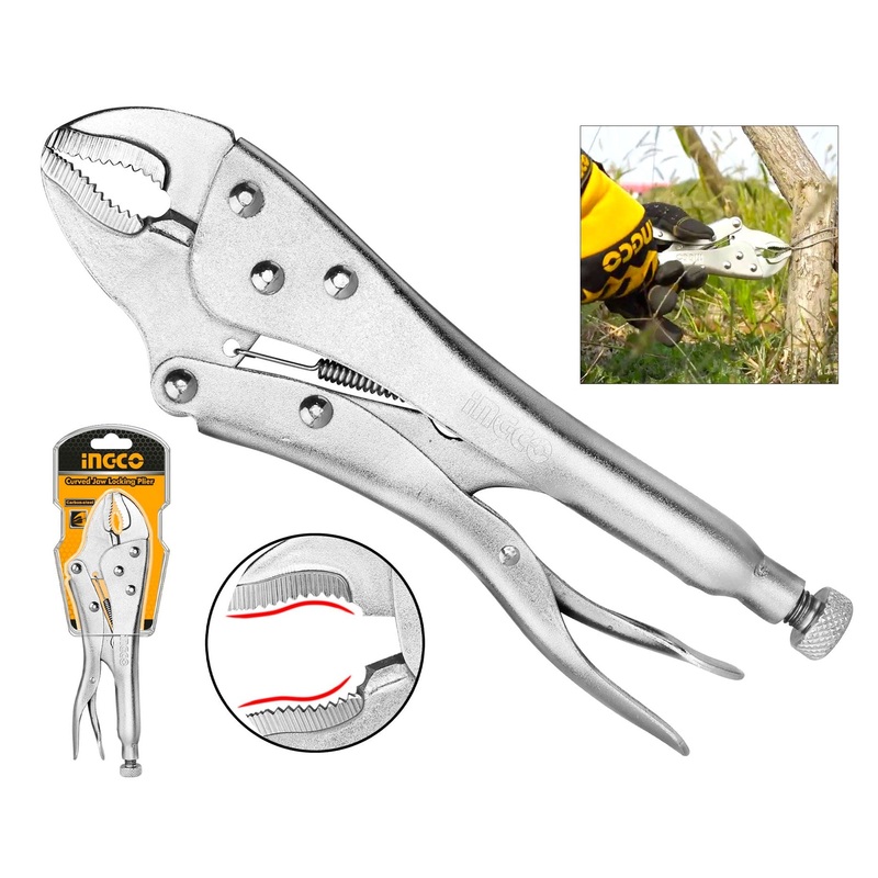 Ingco Curved Jaw Locking Pliers Vise Grip