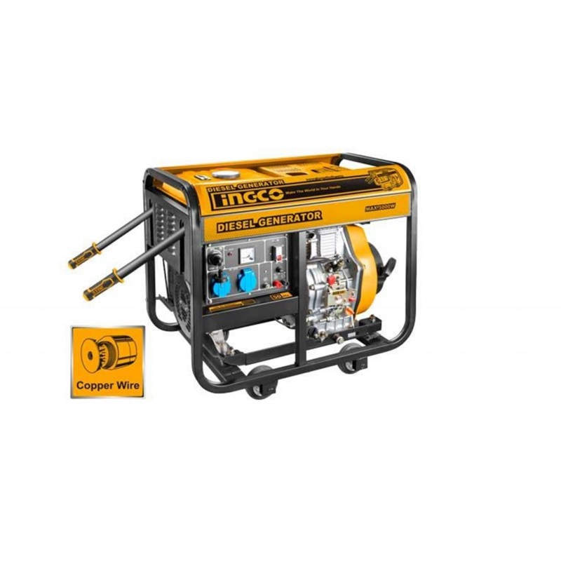 Ingco GDE60001-5P Diesel Generator 6KVA