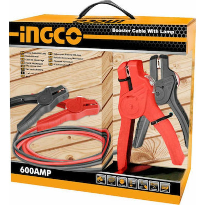 Ingco HBTCP6008 Booster Cable 600Amp