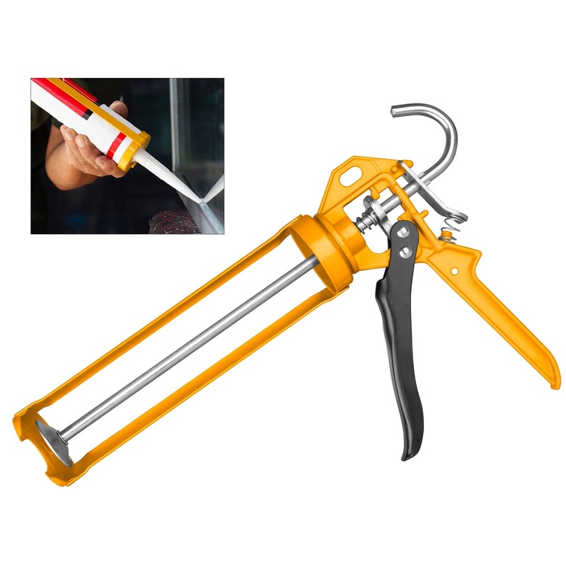 Ingco HCG1709 Caulking Gun 9" (Strong Aluminum Handle)