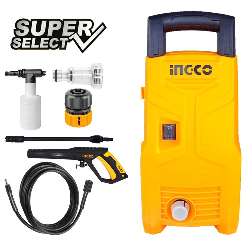 Ingco HPWR14008GP High Pressure Washer 1400W