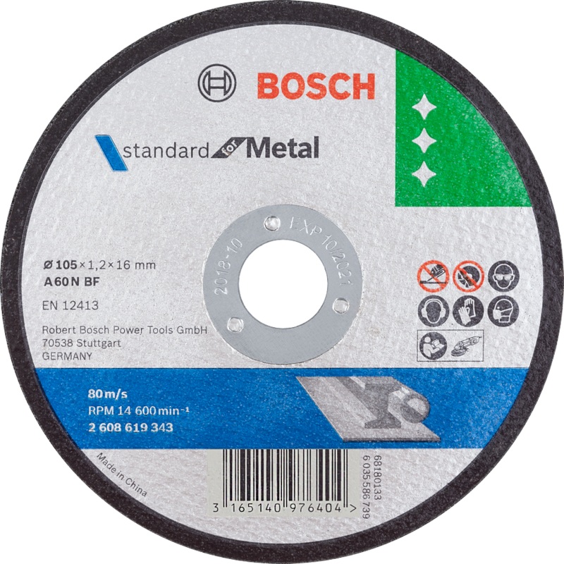 Bosch Cutting Disc 4" for Metal [2608619343]