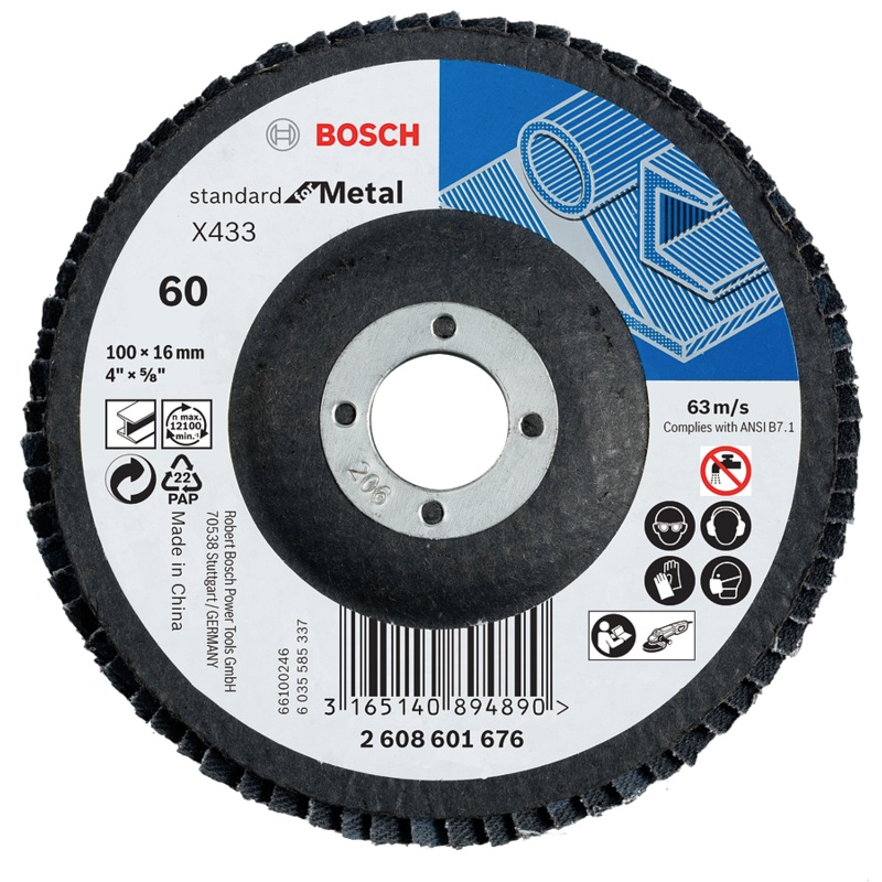 Bosch X433 Flap Disc 100mm