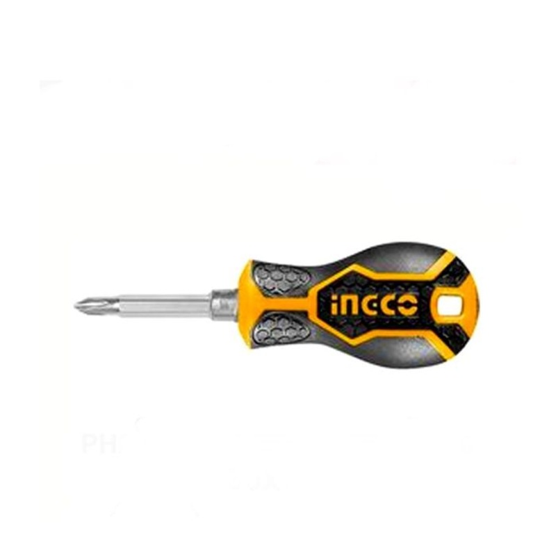 Ingco AKISD0202 2in1 Stubby Screwdriver Set