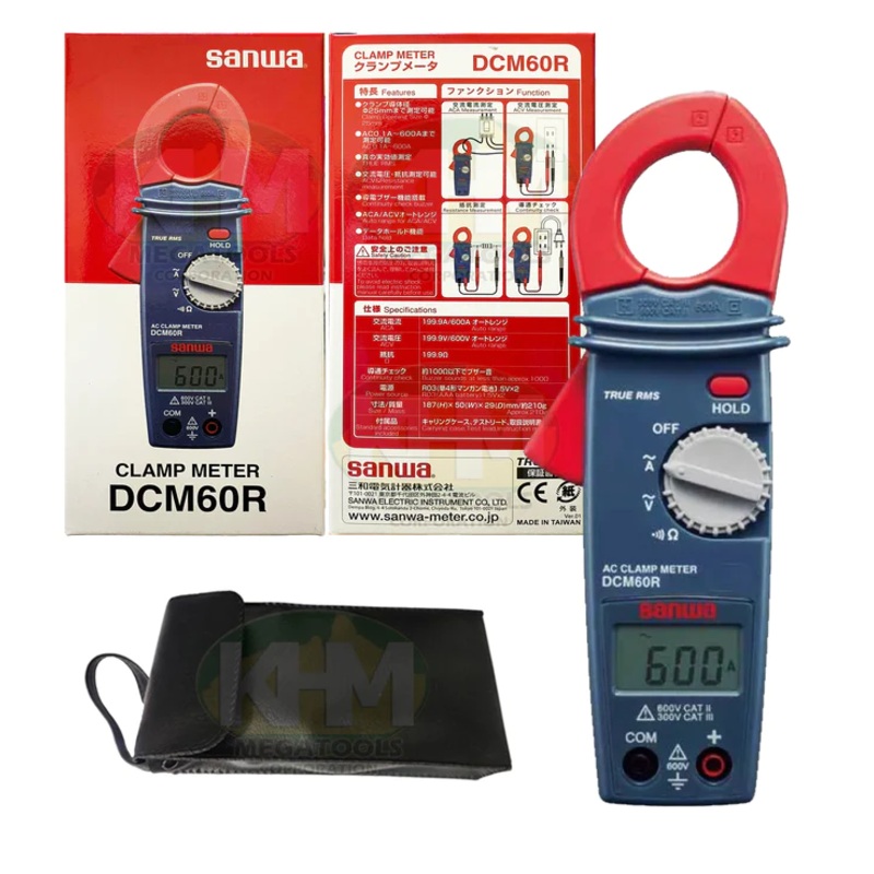 Sanwa DCM60R Digital Clamp Meter / Tester
