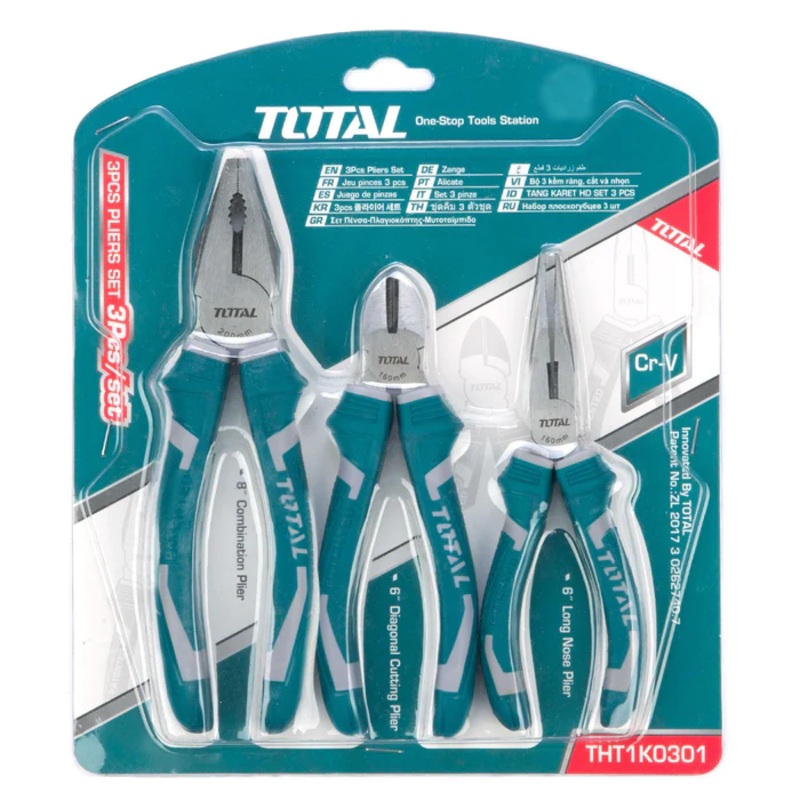 Total THT1K0301 3pcs Pliers Set