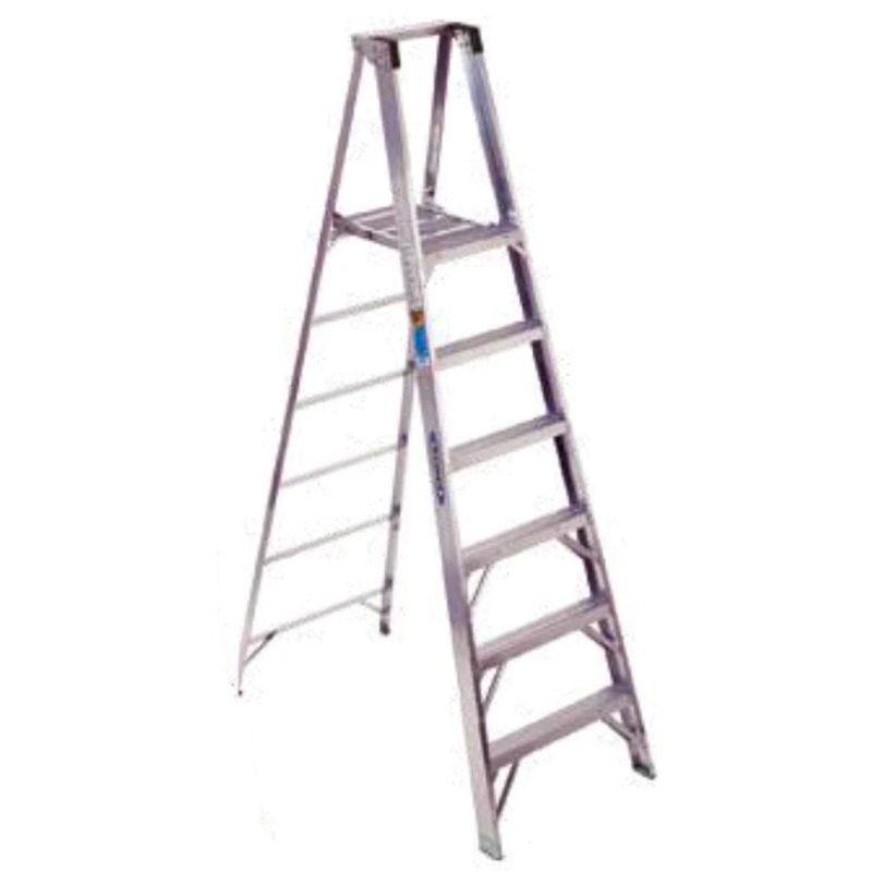 Werner Aluminum A-Type Step Platform Ladder