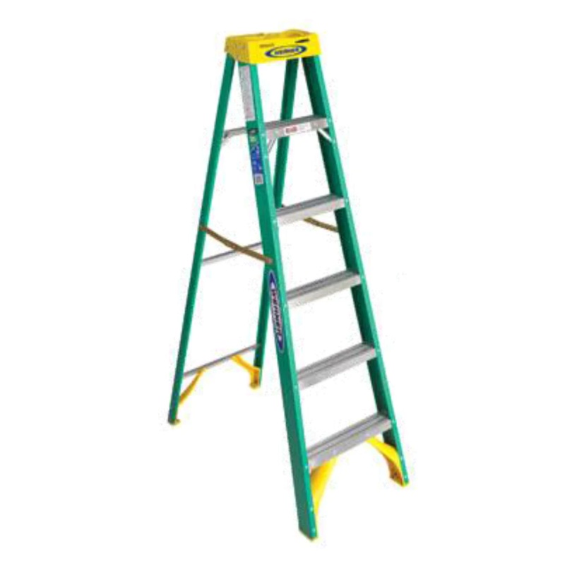 Werner Fiberglass A-Type Step Ladder