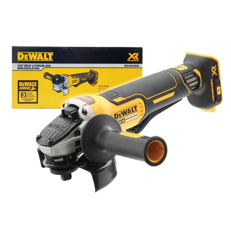 Dewalt DCG406N 20V Cordless Brushless Angle Grinder 4" (Bare Tool) [Paddle Switch]