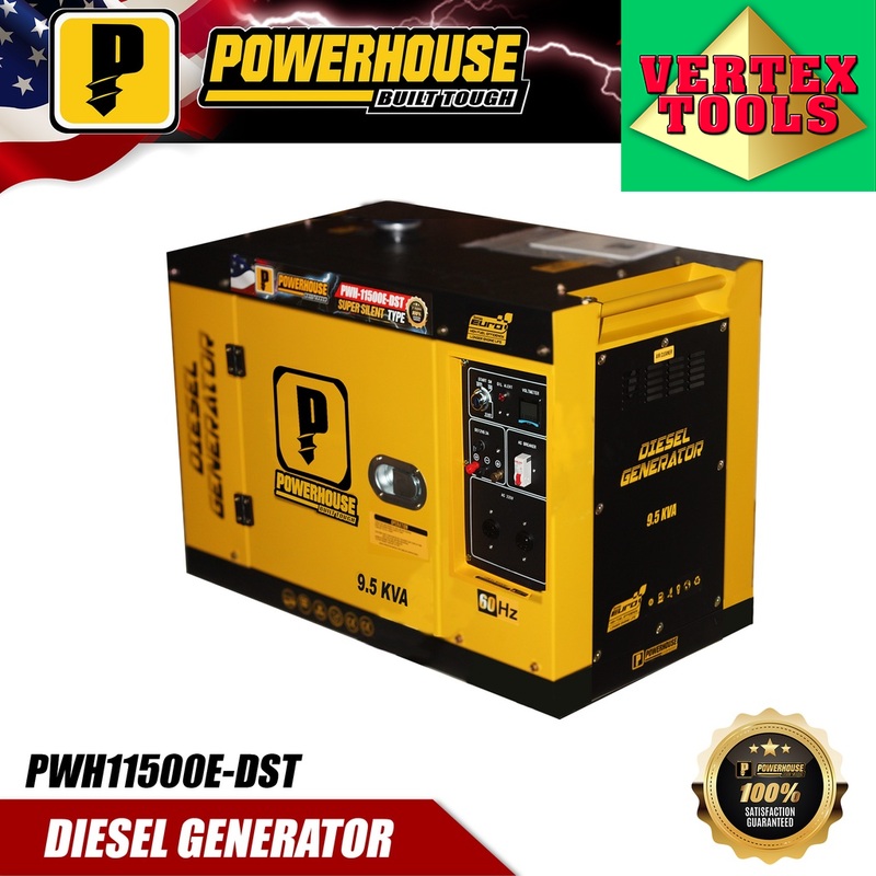 Powerhouse PWH11500E-DST Diesel Silent Type Generator