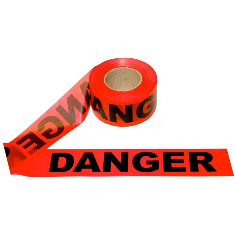TL-Lift Barricade Warning Danger Tape 3"