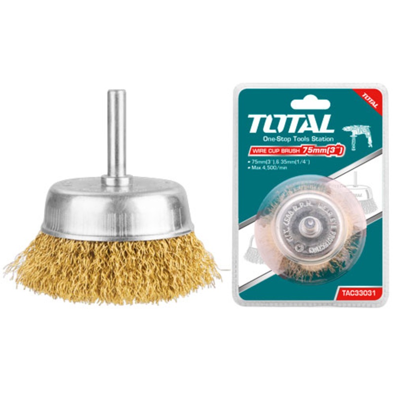 Total TAC33031 Wire Cup Brush