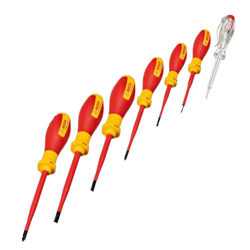 Bosch 1 600 A02 NF8 VDE Torx Screwdriver Set 7Pcs