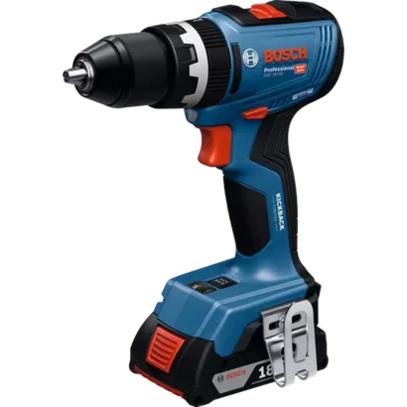 Bosch GSB 18V-65 Cordless Brushless Impact Drill Driver 13mm (Kit)