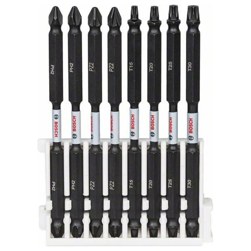 Bosch Impact Power Double Ended Screw Bit 110mm Set (8Pcs) 2 608 522 346