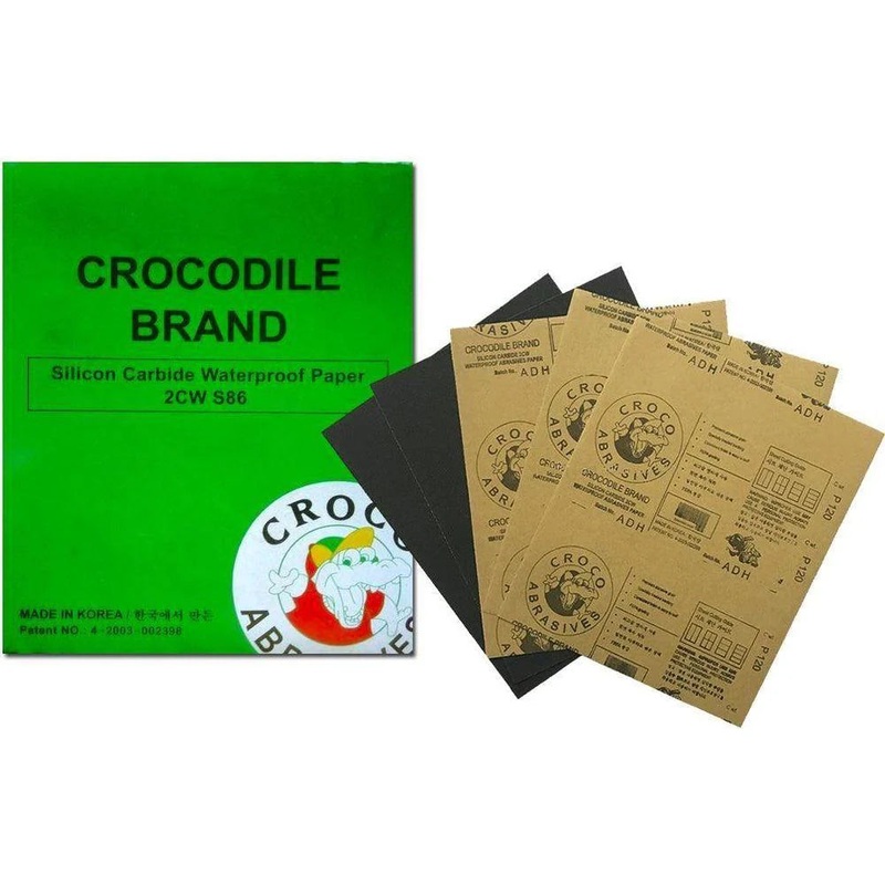 Crocodile 2CW Silicon Carbide Waterproof Abrasive Sand Paper