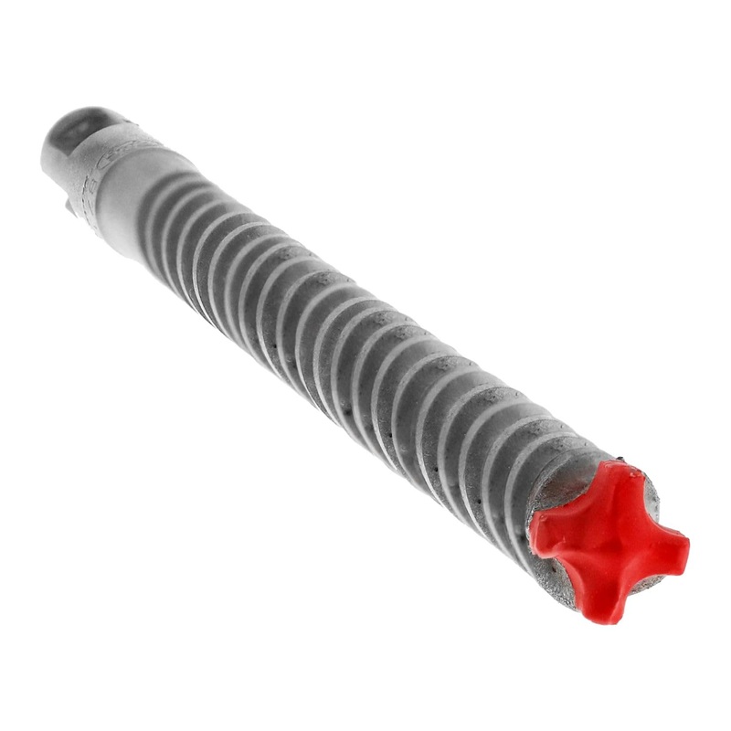 Diablo Rebar Demon SDS-Plus 4-Cutter Full Carbide Head Hammer Drill Bit - 1/2" Diameter, 12" Length, 10" Working Length - DMAPL4190
