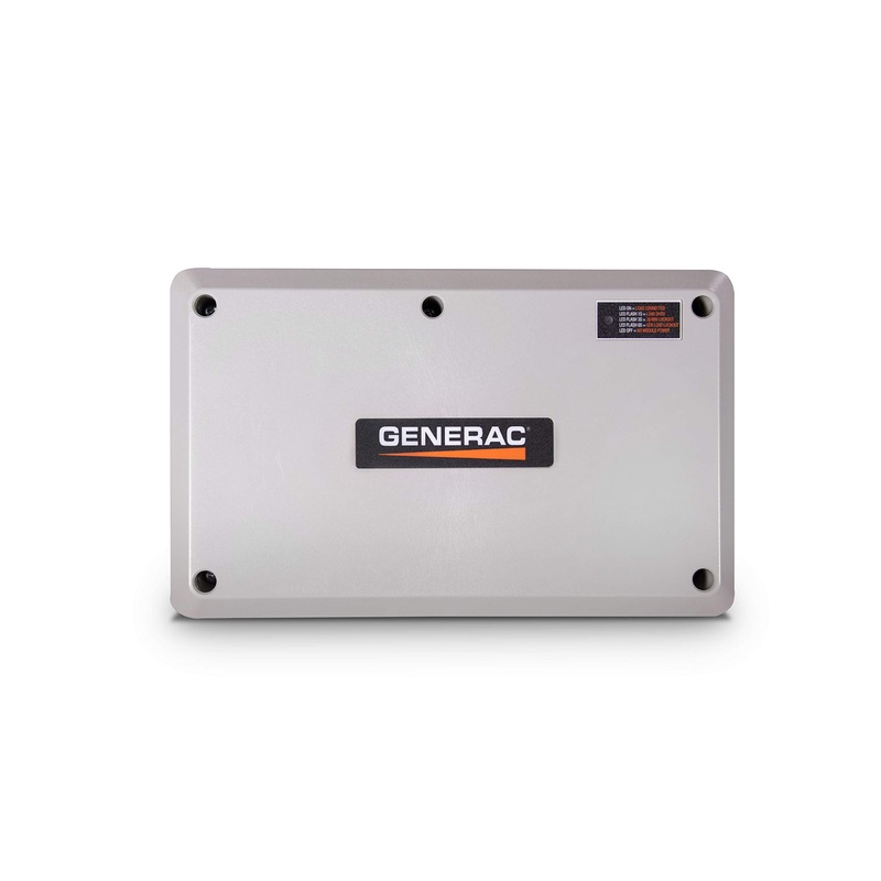 Generac 7006 100 Amp Load Manager - Efficient Load Prioritization and Wire-Free Technology for Reliable Power Management - Lock-Feature and LED Status Display for Convenient Operation - Gray