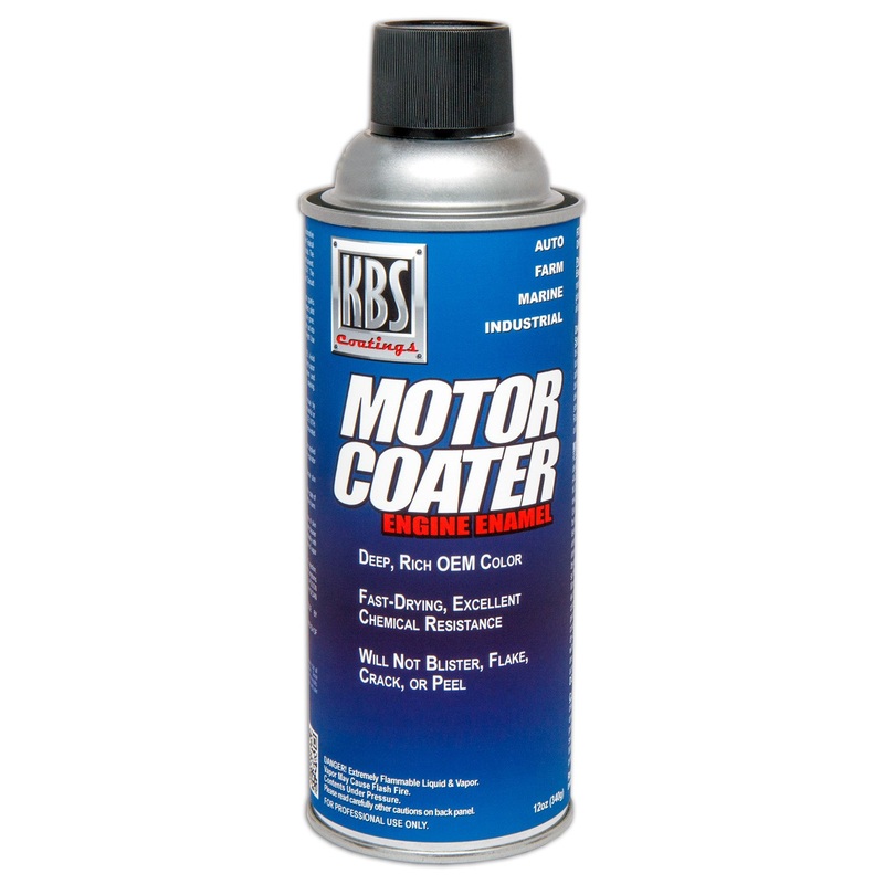 KBS Coatings 60101 Chevy Orange Motor Coater Engine Paint - 12 fl. oz.
