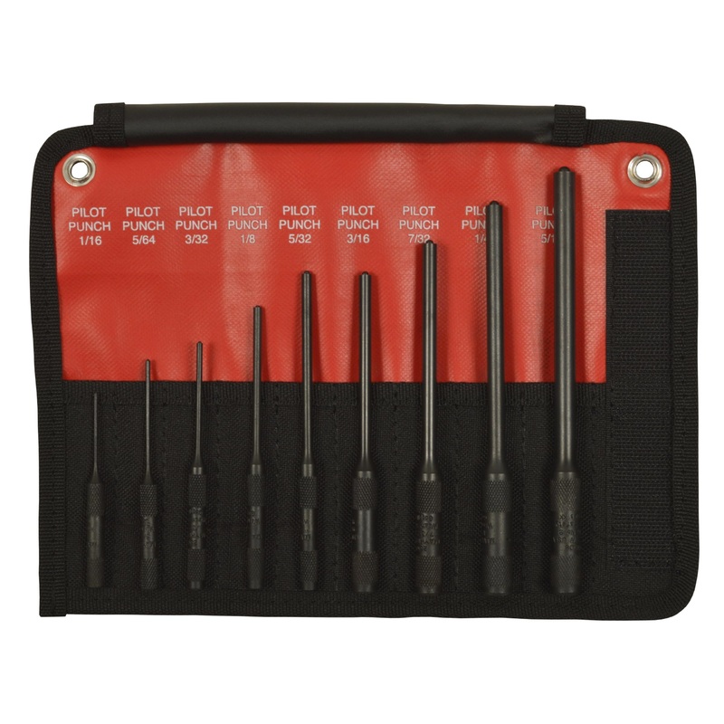 Mayhew Pro 62252 109-K Pilot Punch Kit, 9-Piece
