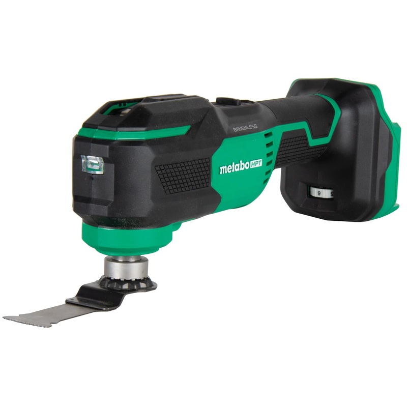 Metabo HPT 18V MultiVolt Cordless Oscillating Multi-Tool, Low Vibration Design, Universal Tool Design, 6 Speed Settings, User Vibration Protection, Starlock, Tool Body Only, CV18DAQ4