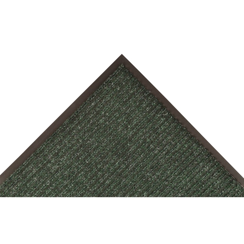 NoTrax 117 Heritage Rib Carpeted Entrance Mat for Lobbies and Indoor Entranceways, 3' x 6', Absorbent Indoor Commercial Rug for Home or Office, Hunter Green, 117S0036GN