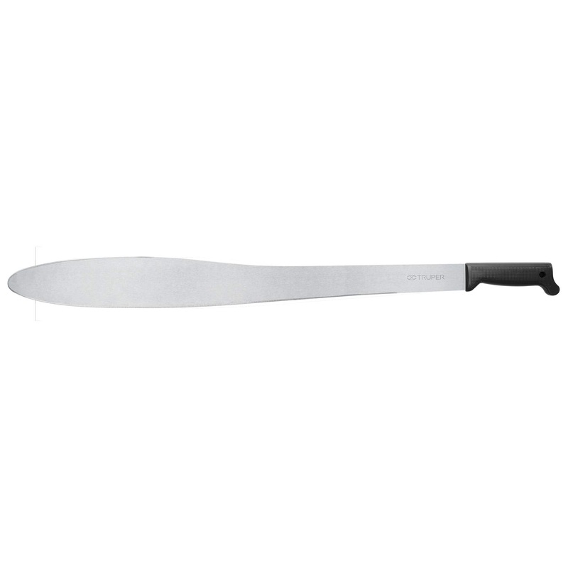 TRUPER T-1173-27B Black Handle Caguayana Style Machetes, Rivetless 27" (69cm)