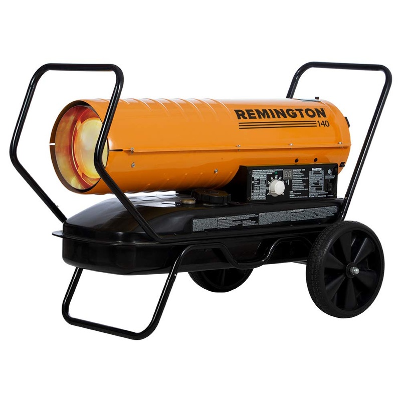 140,000 Btu Kerosene/Diesel Thermostat-Controlled Heating For Up To 3500 Square Feet (Rem-140T-Kfa-O)