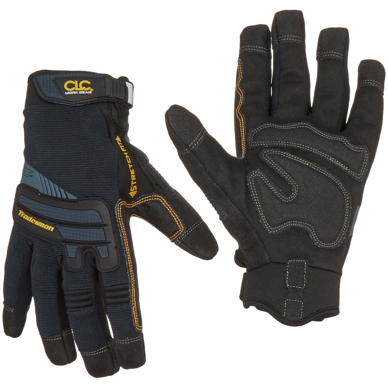 CLC Custom Leathercraft 145XL Tradesman Glove, Black/Grey X-Large
