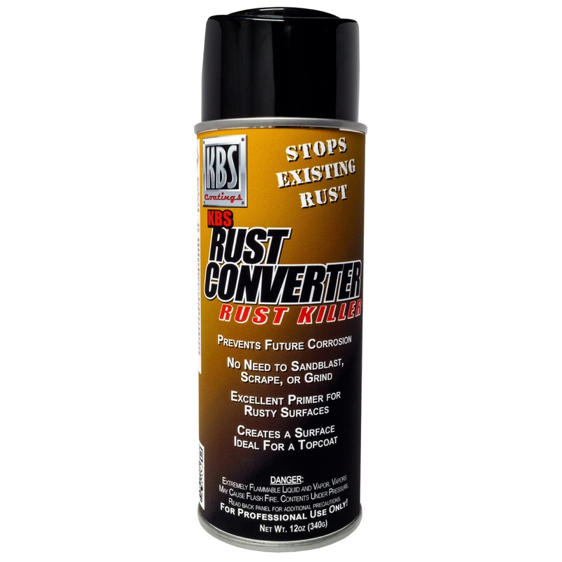 KBS Coatings 150080 Black 12oz KBS Rust Converter