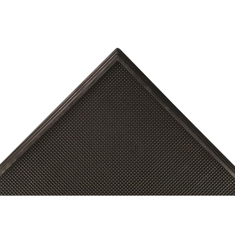 Notrax 346 Sani-Trax Disinfectant Mat, Shoe Sanitizing Mat for Entryways, 24""x32"" Black, 346S2432BL"