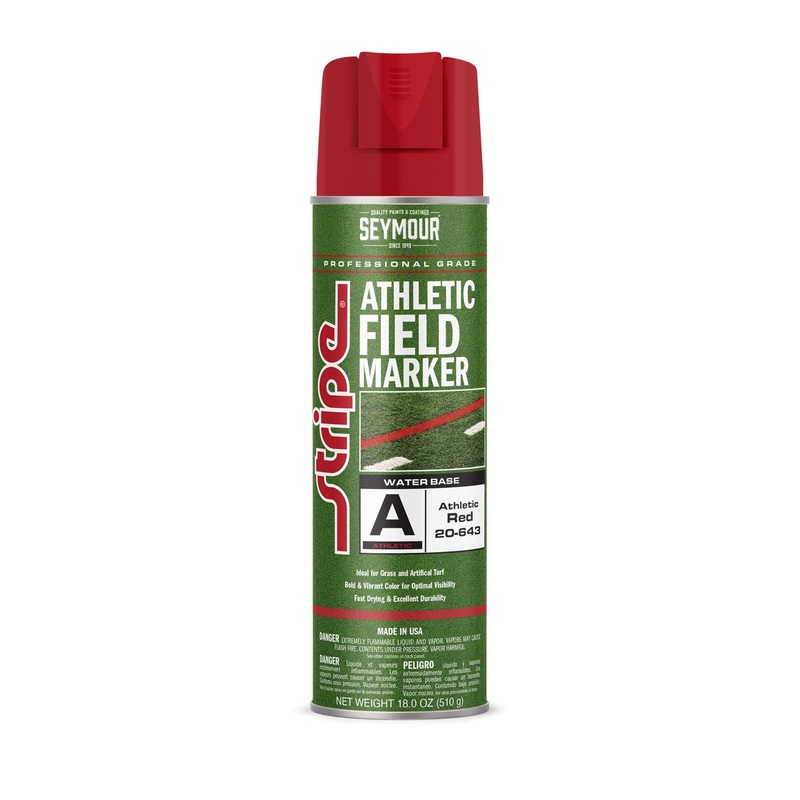 Seymour 20-643 Stripe Athletic Field Marker, Red 18 oz, Packaging may vary