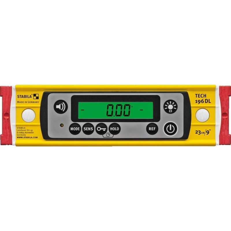 Stabila 39509 9in IP67 Tech Level 196 DL with Case
