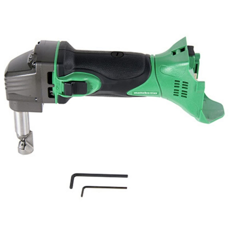 [ USED ]Metabo HPT 18V MultiVolt Cordless Nibbler | Tool Only - No Battery | For Ribbed Metal Panels | 180 Degree 3-Stop Die Holder | CN18DSLQ4
