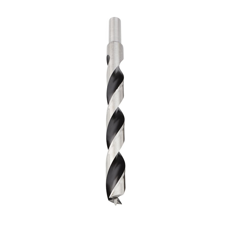 Fisch 1In Chrome Vanadium Brad Point Drill Bit - Fractional