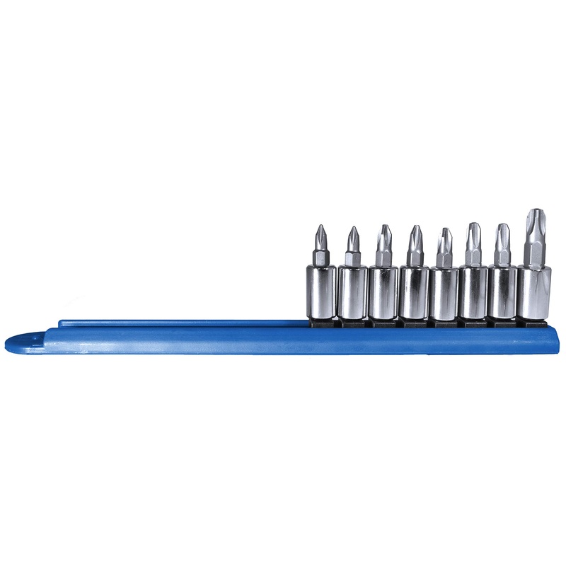 Mayhew Tools 16012 Phillips Socket Bit Set, Chrome Plated, 8-Piece