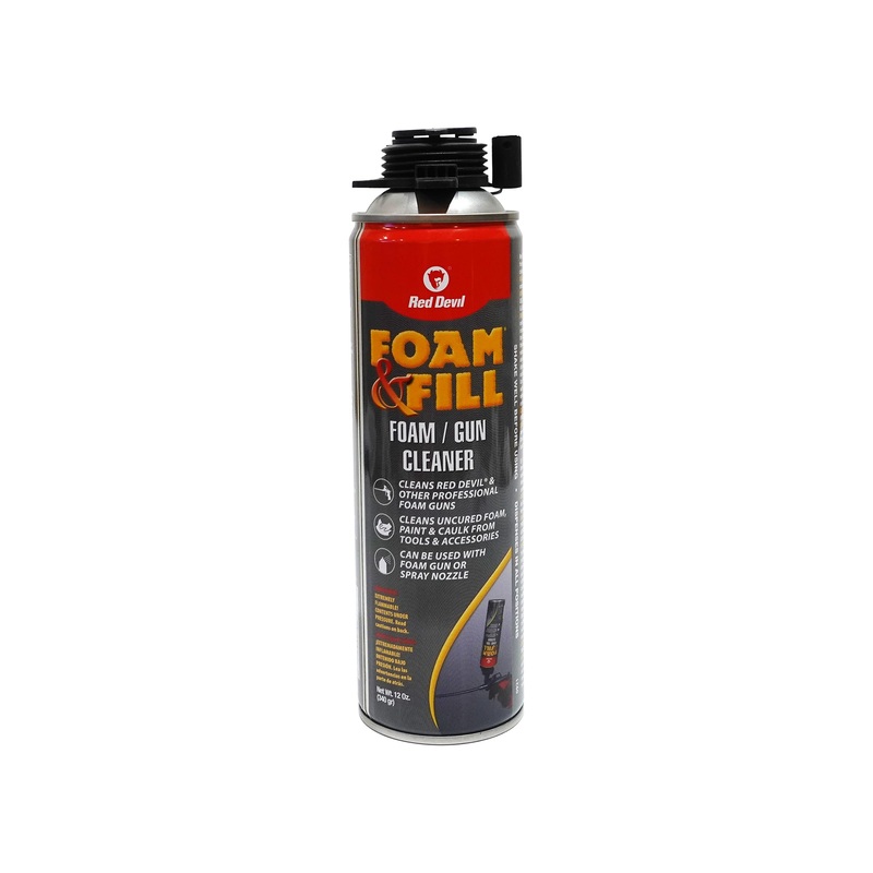Red Devil 0921 Foam & Fill Foam Gun Cleaner, Clear