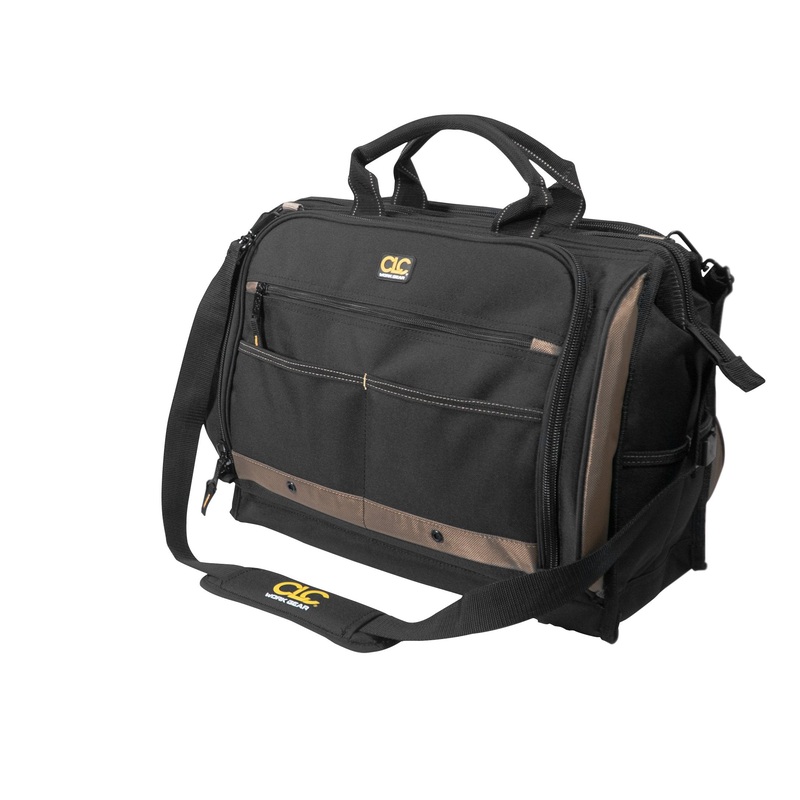 Custom Leathercraft1539 Multi-Compartment 50 Pocket Tool Bag