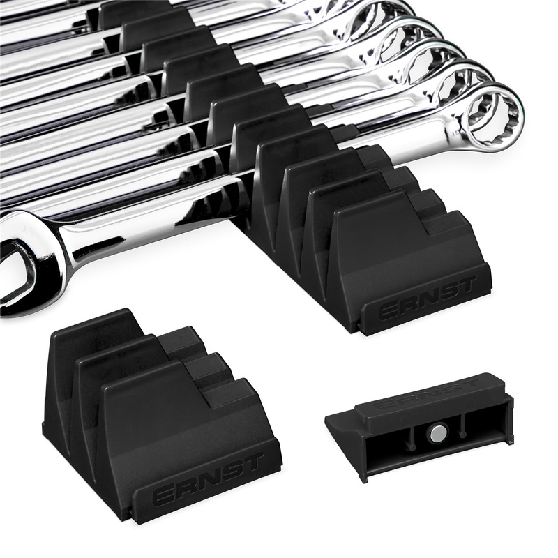Ernst Manufacturing Wrench Pro - Modular Wrench Organizer for 40 Tools with Magnetic Base - Made in the USA