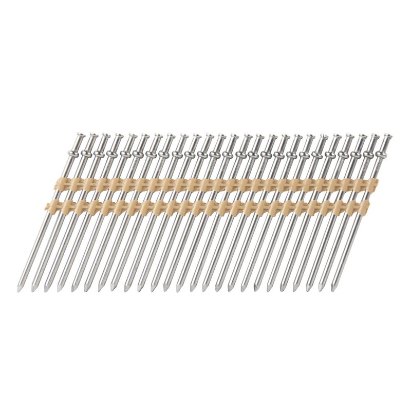 Metabo HPT Collated Duplex Nail | 3-1/2 Inch | 21 Degree | Plastic Strip | For Use with NR3675DD | 50312-16D