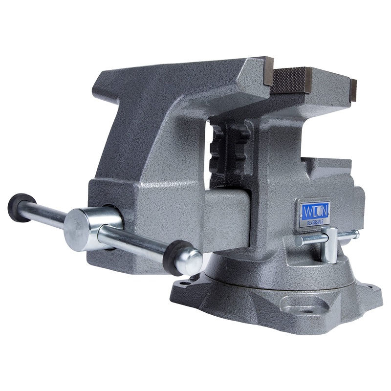 [ USED ]Wilton Reversible Bench Vise, 8" Jaw Width, 9-1/4" & 14-1/2" Jaw Opening, 4-3/4" Throat (Model 4800R)