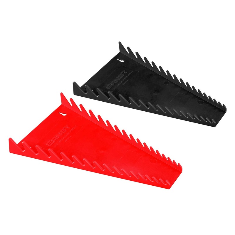 ERNST 16-Tool Wrench Trays, Red and Black (8530)