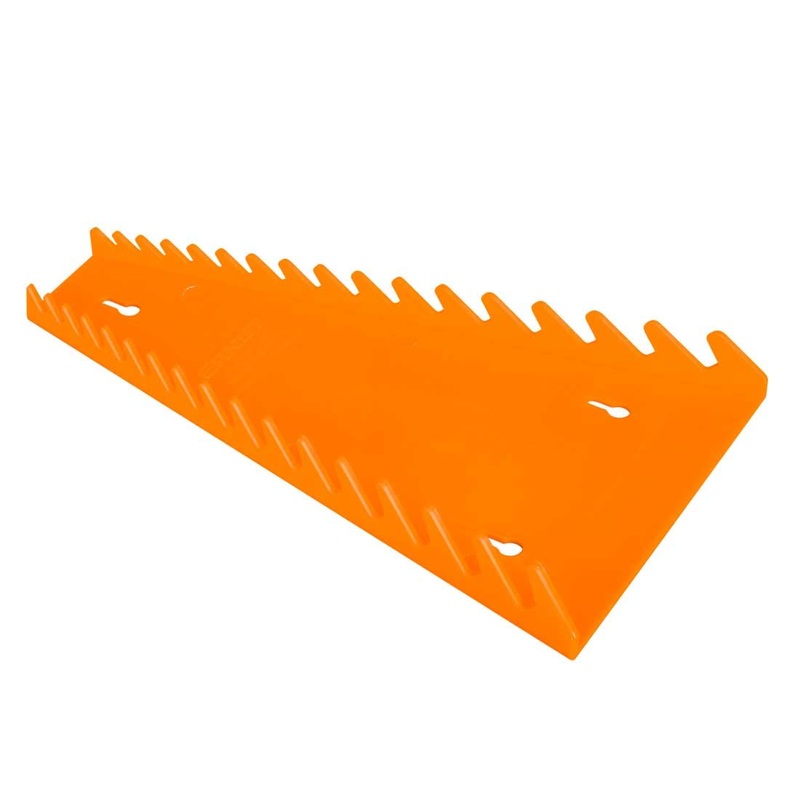 ERNST 5152 Reverse Wrench Organizer Tray, 16 Tool, Orange