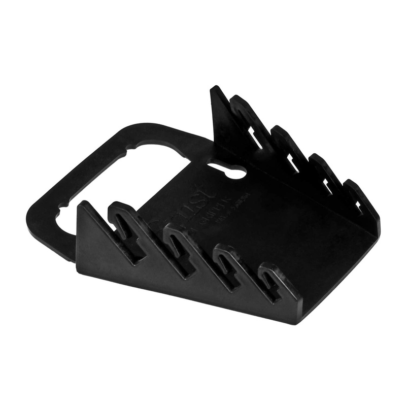 ERNST Gripper Wrench Organizer, 4 Tool, Black