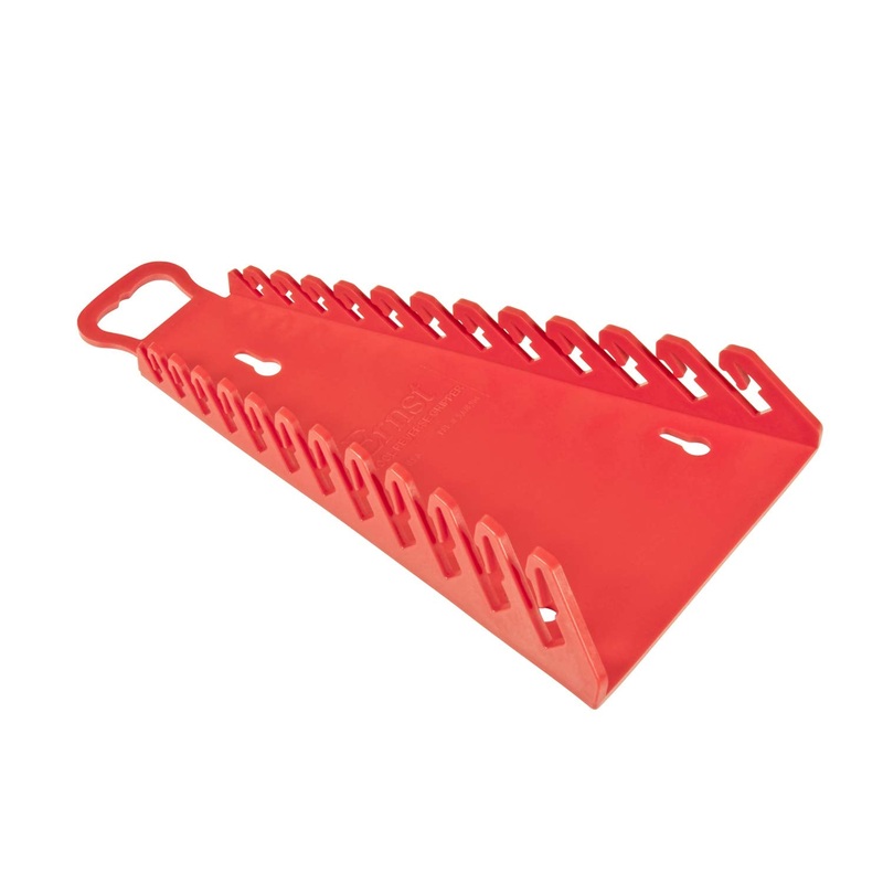 Ernst Manufacturing 5115-Red Gripper Reverse Wrench Organizer, 12 Tool, Red